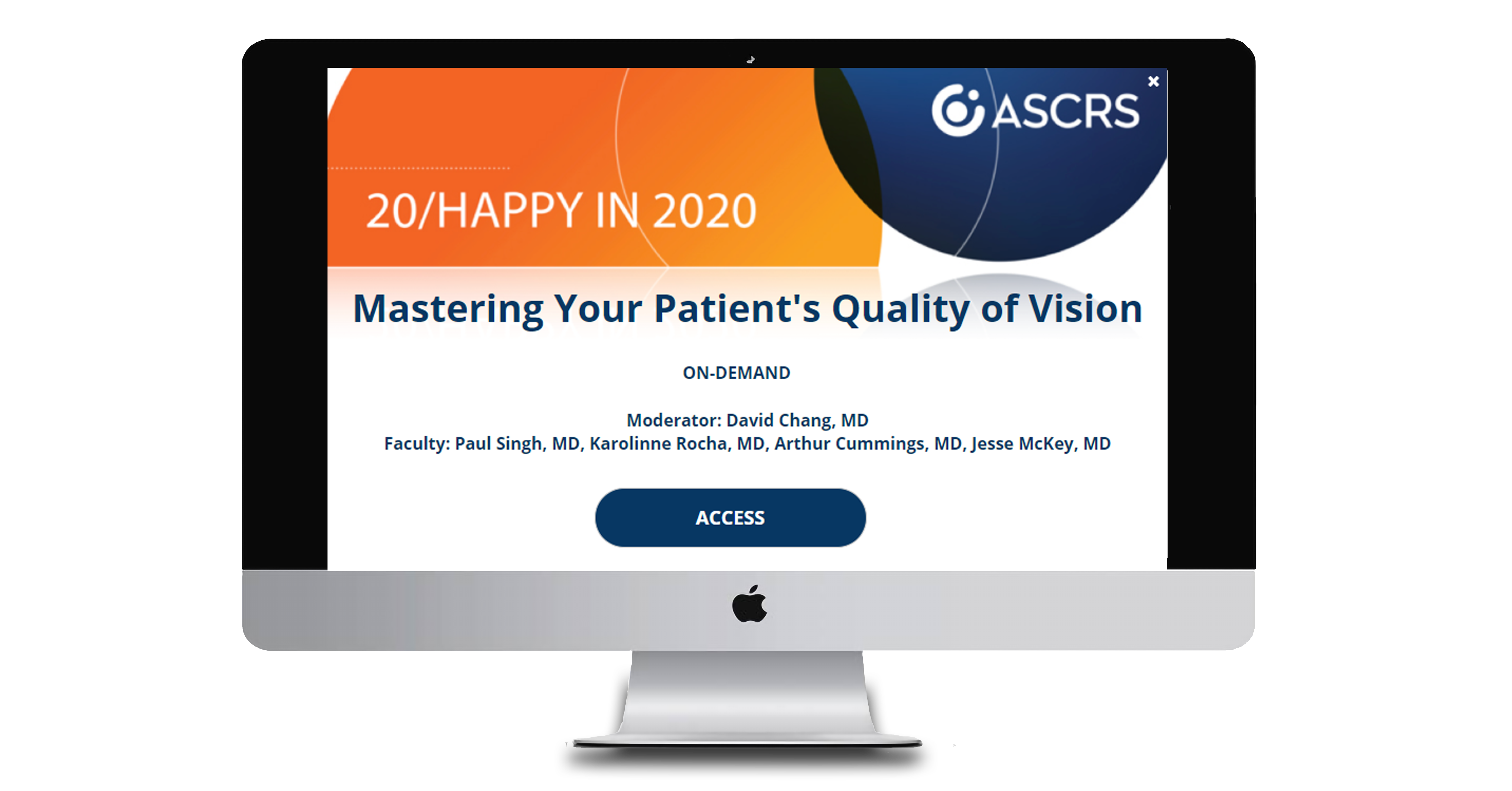 Mastering your Patients Quality of Vision webinar monitor Mastering your Patients Quality of Vision webinar monitor